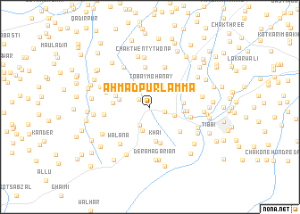 map of Ahmadpur Lamma