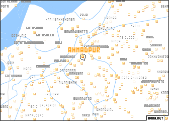 map of Ahmadpur