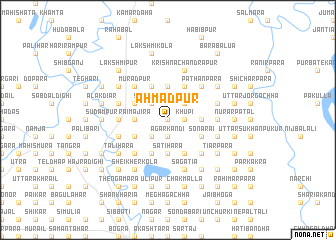 map of Ahmadpur