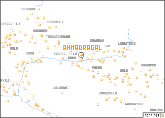 map of Ahmad Ragal