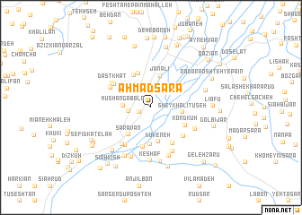 map of Aḩmad Sarā