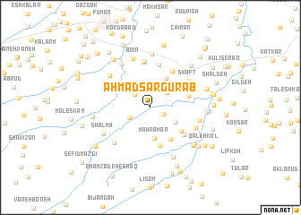 map of Aḩmad Sargūrāb