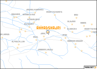 map of Aḩmad Shajrī