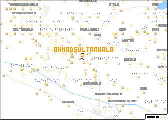 map of Ahmad Sultānwāla