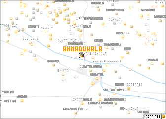 map of Ahmadūwāla