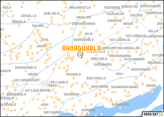 map of Ahmaduwāla