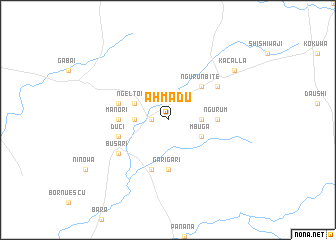 map of Ahmadu