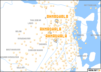 map of Ahmadwāla