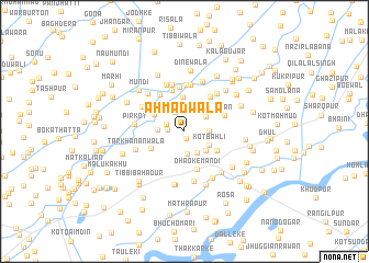 map of Ahmadwāla