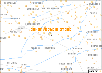 map of Ahmad Yār Daulatāna