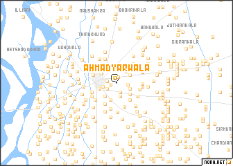 map of Ahmad Yārwāla