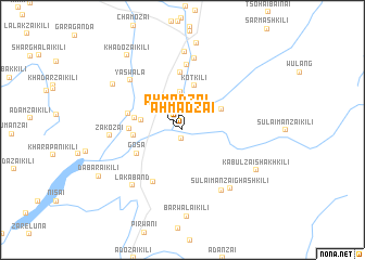 map of Ahmadzai