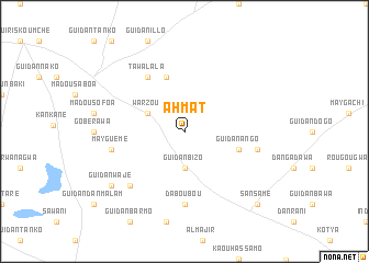 map of Ahmat