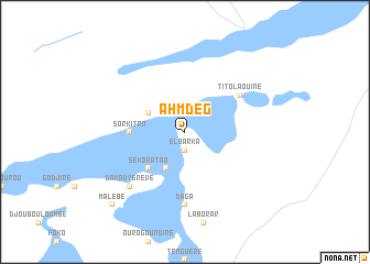 map of Ahmdèg