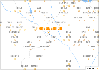 map of Āhmed Gerada