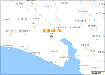 map of Ahmediye