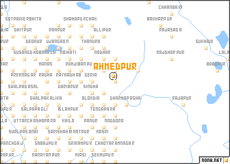 map of Āhmedpur