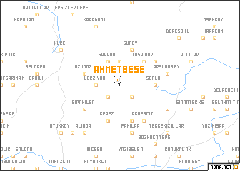 map of Ahmetbeşe