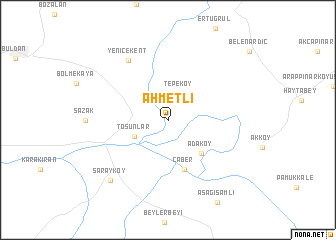 map of Ahmetli