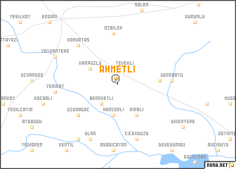 map of Ahmetli