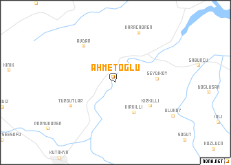 map of Ahmetoğlu