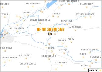 map of Ahnagh Bridge