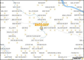 map of Ahndorf