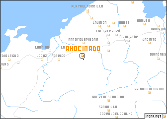 map of Ahocinado