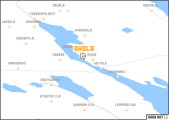 map of Ahola