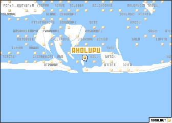 map of Aholupu