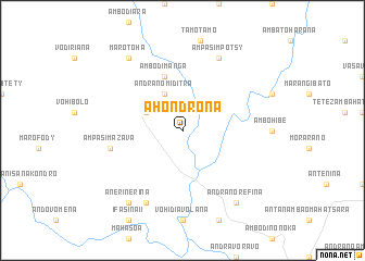 map of Ahondrona