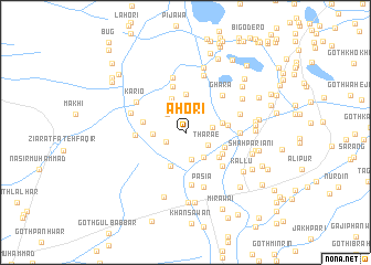 map of Āhori