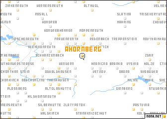 map of Ahornberg