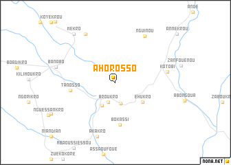 map of Ahorosso