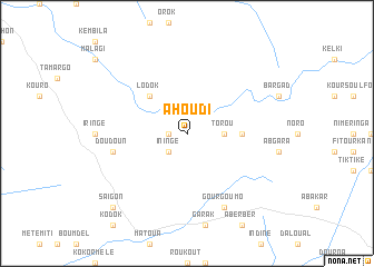 map of Ahoudi