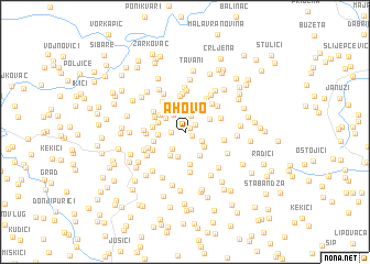 map of Ahovo