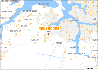 map of Ahoy Acres