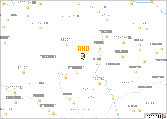 map of Aho