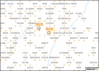 map of Aho