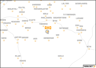 map of Āho