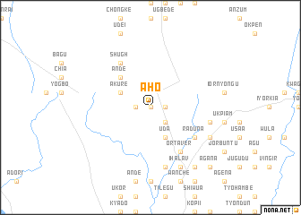map of Aho