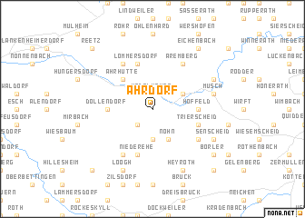 map of Ahrdorf