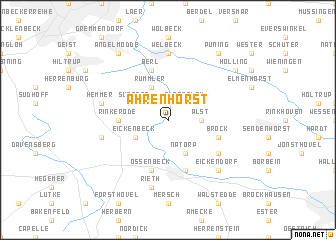 map of Ahrenhorst