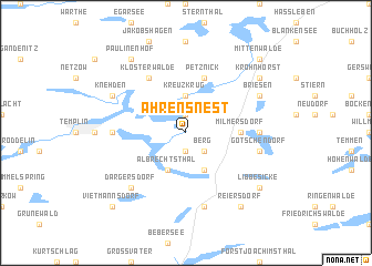 map of Ahrensnest