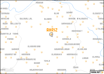 map of Ahriz