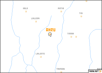 map of Ahru