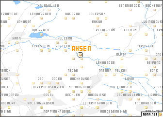 map of Ahsen