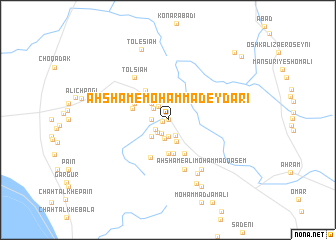 map of Aḩshām-e Moḩammad \