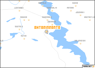 map of Ähtärinranta