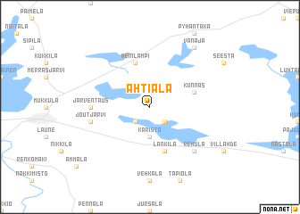 map of Ahtiala